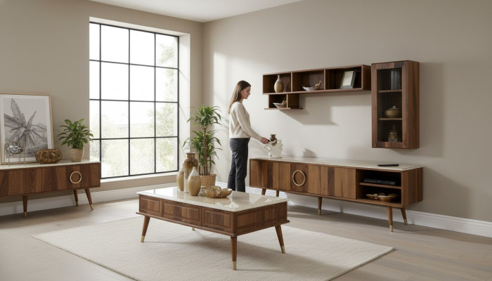 Design wall unit cabinet wall cabinet shelf sideboard TV lowboard tv rtv