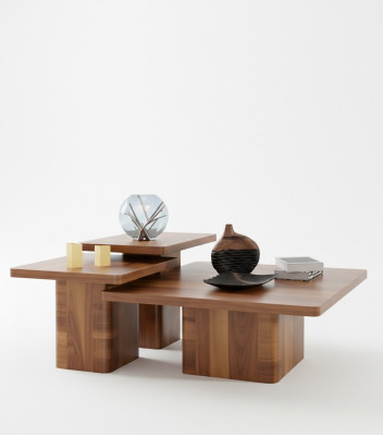 Wooden Coffee Table Set 3-piece. Table Sets Living Room Sofa Wood Tables Furniture