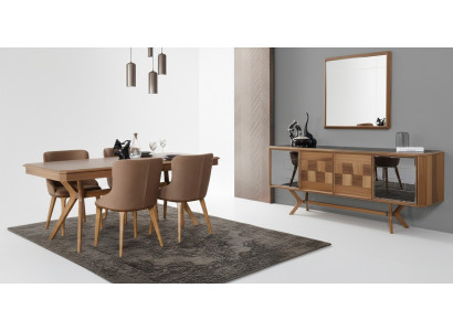 Dining room set table 6x armchair chairs luxury dining group set new complete