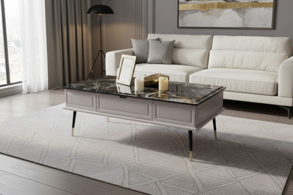 Living room coffee table stone look table side table sofa tables living room