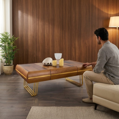 Table wood dining room furniture tables new coffee table living room design Italian