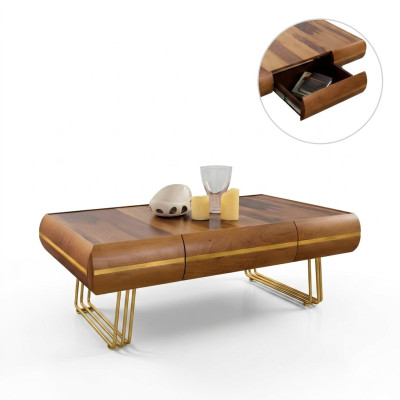 Table wood dining room furniture tables new coffee table living room design Italian