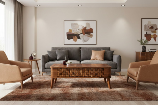 Design coffee table tables rectangular wood living room table modern furniture luxury