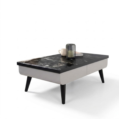 Coffee Table Side Table Living Room Wooden Tables Side Italian Style Gray Table