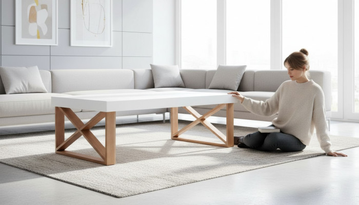 Coffee table, coffee table, living room, white luxury coffee tables, design wooden tables