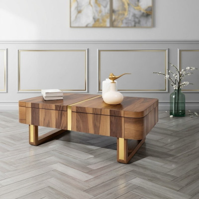 Living room wooden tables side luxury style table coffee table side table