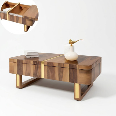 Living room wooden tables side luxury style table coffee table side table