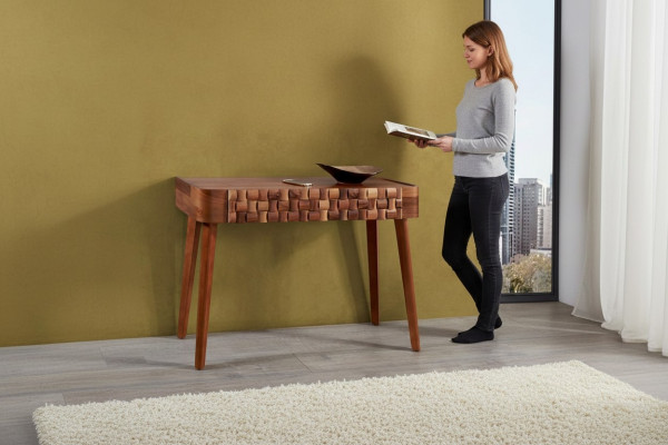Console table furniture style console dressing table Italian style brown chests of drawers