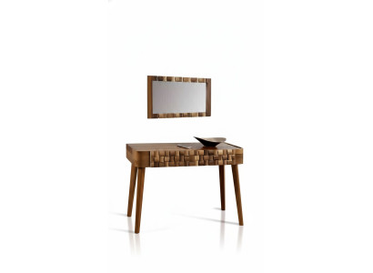 Console table, chests of drawers, furniture style, console dressing table, Italian style, brown.