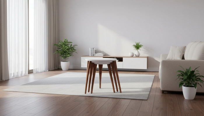 Side Tables Plant Stands Wooden Tables Set Table Coffee Table Side Table 3-piece.