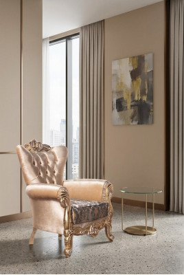 Baroque armchair Chesterfield couch sofa furniture furnishings couches sofas chair