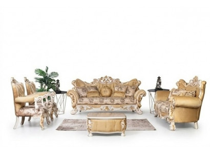Classic sofa set 4-piece Baroque Rococo luxury furniture couch sofa