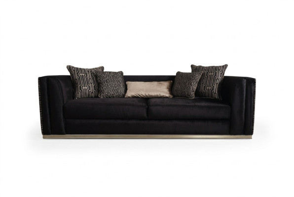 Three-seater modern couch furniture upholstery new luxury sofa design new