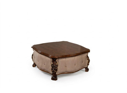 Wood Coffee Table Classic Living Room Furniture Brown Square
