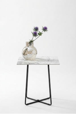 Side table stainless steel countertop marble coffee table design living room table