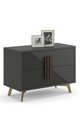 Bedside table, side table, table, wood, tables, furniture, bedside tables, gray, bedroom