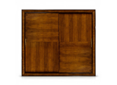 Wardrobe Brown Wood Furniture Cabinet Design Luxury Sliding Doors Cabinets New