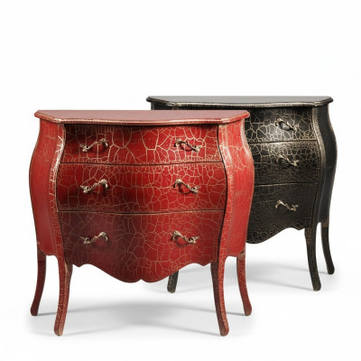 Italian furniture red dresser with drawers sideboard dresser wood new