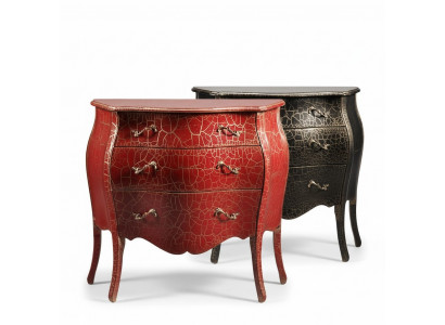Italian furniture red dresser with drawers sideboard dresser wood new