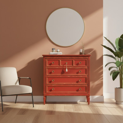 Italian furniture sideboard country house dresser cabinets solid wood furniture