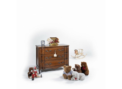 Design Sideboard 130cm Sideboard Cabinet Designer Loft Dresser Brown Wood Furniture