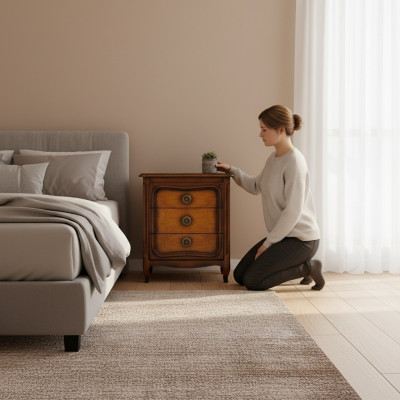 Bedroom Nightstands Cabinet Furniture Italian Nightstand Side Table Cabinets