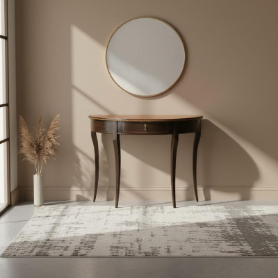 Half-round console wood console telephone table hallway side tables solid wood