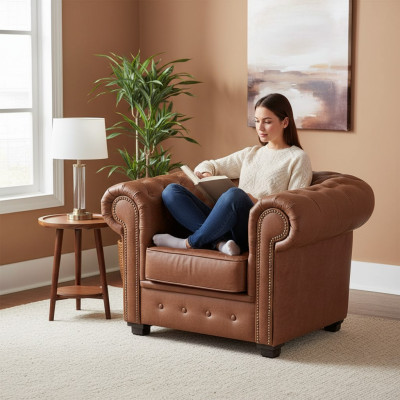Armchair living room lounge luxury design furniture chairs art deco armchair