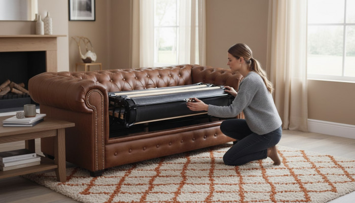 Sofa bed Chesterfield sofa with bed function couch upholstery furniture couches