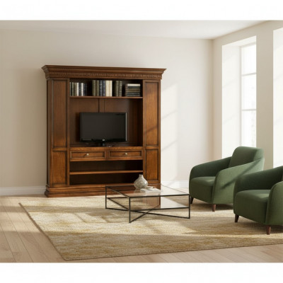 TV cabinet TV console lowboard wood Art Deco sideboard stand living room rtv