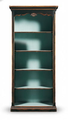 Regal Cabinet Bookshelf for Office Bookcase Brown Tall Cabinet Solid Wood New