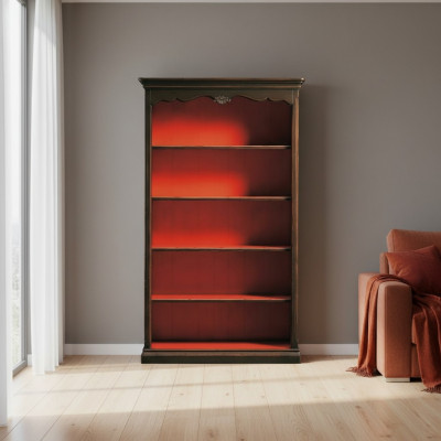 Bookcase Display Cabinet Shelf Furniture Bookshelf Brown Glass Cabinet Cabinets Shelves