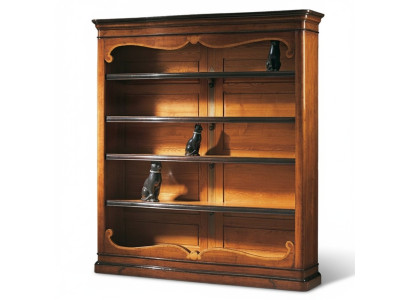 Massive shelf bookcase wood cupboard Italian furniture cabinets shelves new
