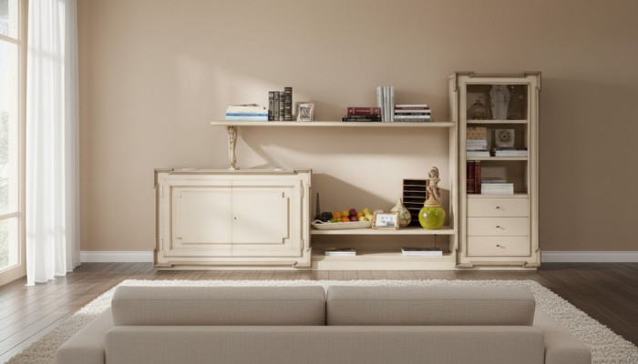 Living room wall shelf TV cabinet wall cabinets shelf wood furniture living room furniture