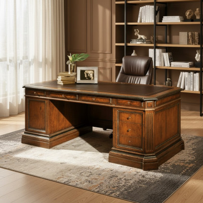 Antique style desk office tables Italian furniture computer tables Italy