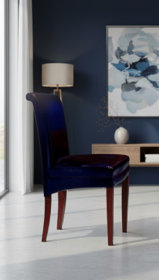 Country House Armchair Chair 1x Dining Room Solid Wood Lounge Seating Upholstered Chair Wood New x