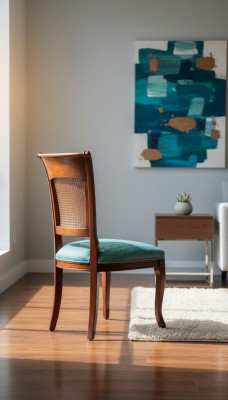 Real wood chair leather chairs dining room armchair Italian furniture