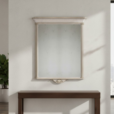 Classic mirror frame beige wall mirror Italian style furniture