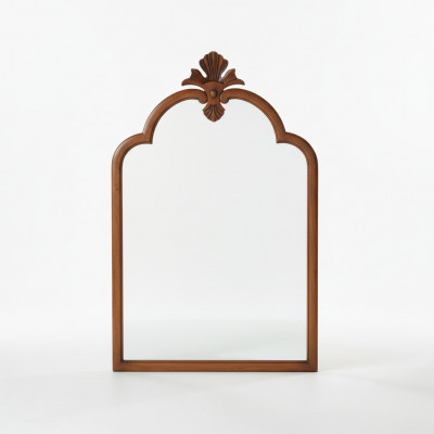 Wood Wall Mirror Genuine Handicraft Italian Craftsmanship Frame Wall Mirror