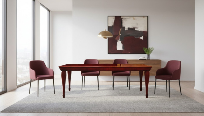 Luxury Table Brown Wood Dining Tables Dining Table Italian Design New