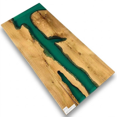 Table dining table tables resin epoxy solid design furniture 200x91 real wood epoxy