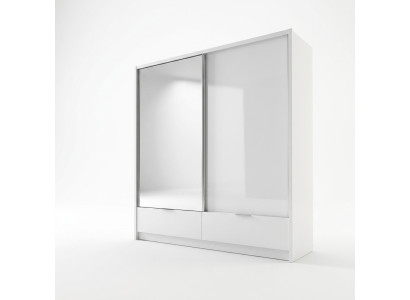 Wardrobe Storage 200cm Shelf Cabinet Archive Sliding Doors Sliding Doors Office