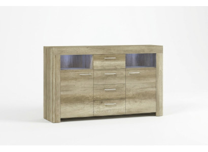 Sideboard SK155 Sideboards Cabinet 2 Doors MDF Wood Cabinet 4 Drawers