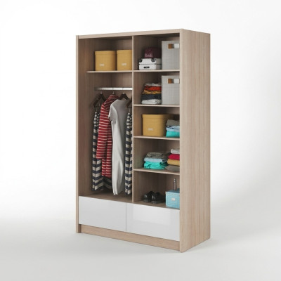 Multi-purpose Shelves Cabinet Rack Storage Wardrobe 130cm New Closet