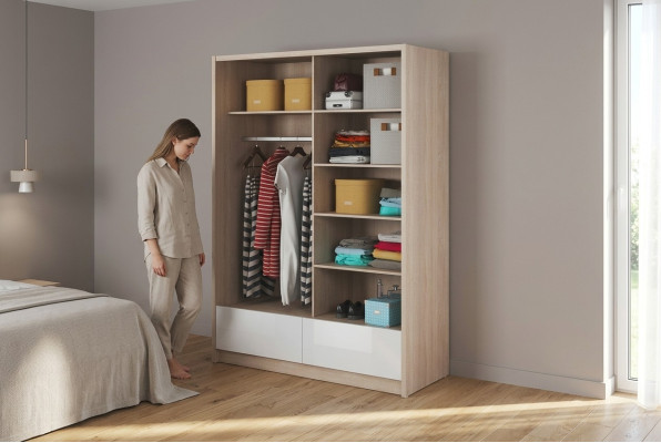 Multi-purpose shelves cabinet shelf storage wardrobes 150cm new wardrobe