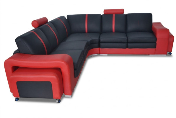 Modern corner sofa couch upholstery, corner set sofa corner set + USB living landscape