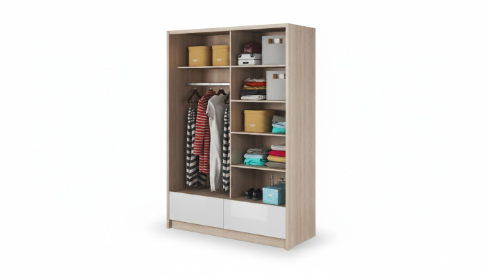 Multipurpose Shelving Wardrobe Shelf Storage Closet 150cm New Wardrobe
