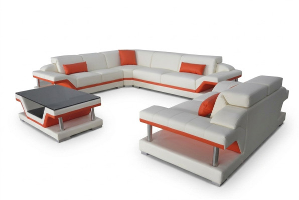 Modern corner sofa couch upholstered corner suite living landscape sofa corner suite + USB
