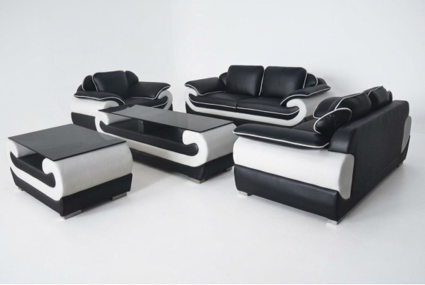 Sofa set + table USB 3+2+1 seater sofa couch sets leather sofas upholstery