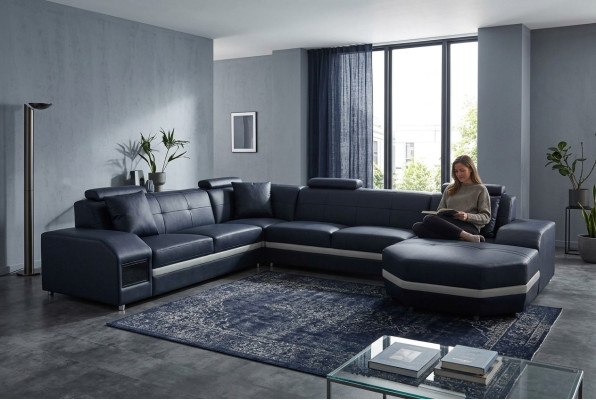 Sofa Corner Sofa Design Upholstered Corner Couch Couch Living Landscape Corner Suite U-Form +USB
